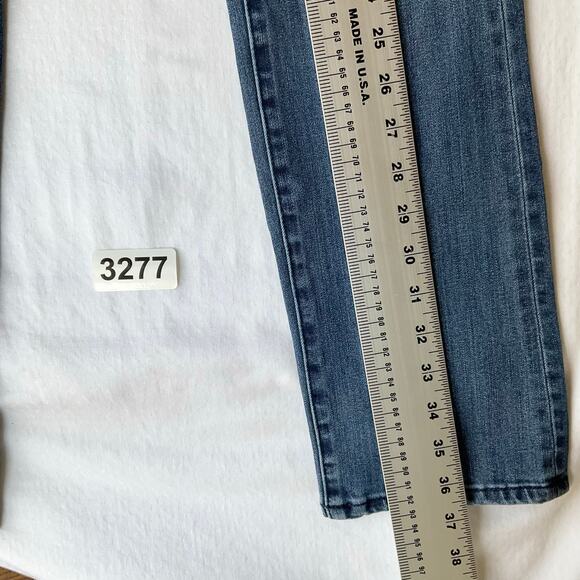 Buffalo by David Bitton Women MidRise Straight Stretch Waxed Jeans size W25,Blue - Picture 3 of 11